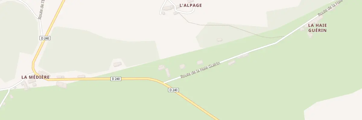 Plan du 65 Rte de la Haie Guérin à Saint-Georges-sur-Erve