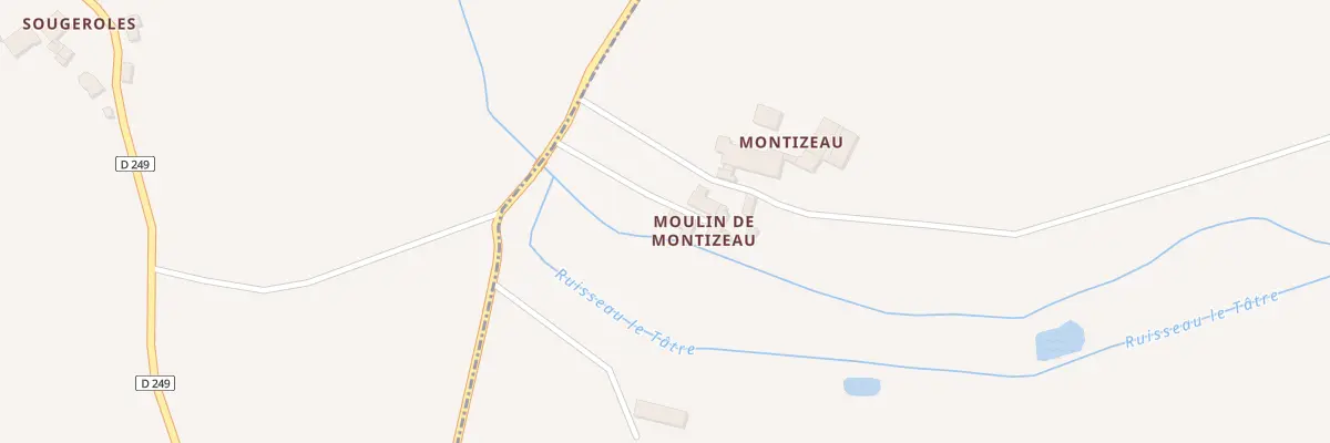 Plan du 5268 Montizeau à Saint-Maigrin