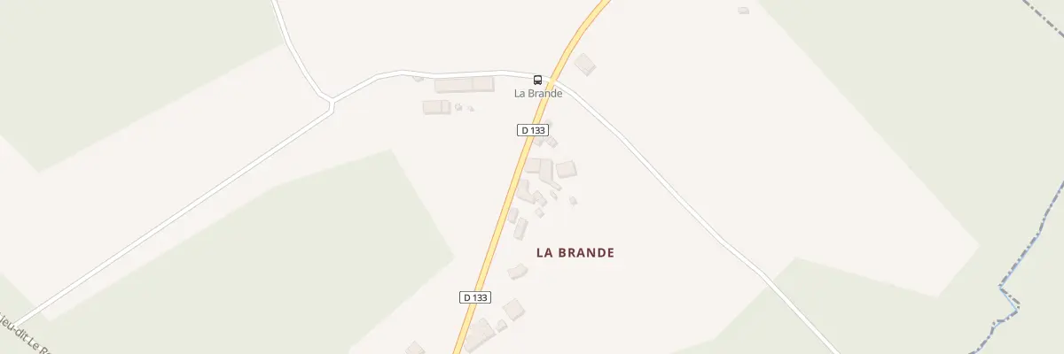 Plan du 6 La Brande à Tizac-de-Lapouyade