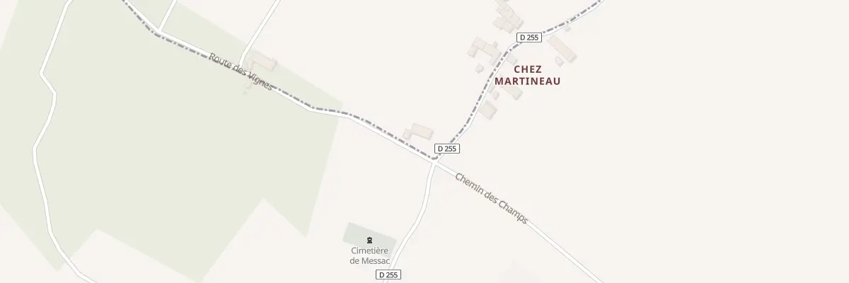 Plan du 2 Rte des Vignes à Vanzac