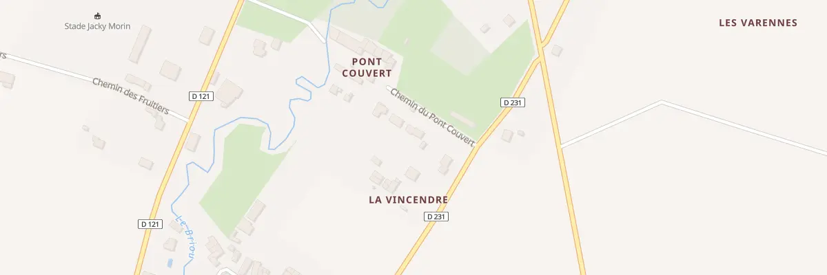 Plan du 1 Che du Pont Couvert à Thors