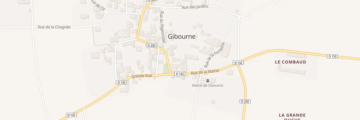 Plan du 4 Rue du Centre à Gibourne