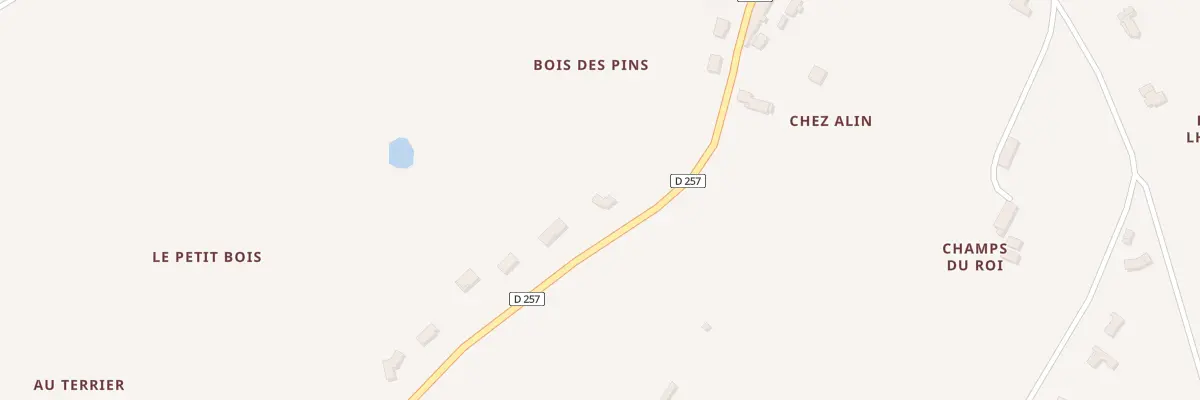 Plan du 22 Rte de Bussac Le Petit Bois à Chepniers