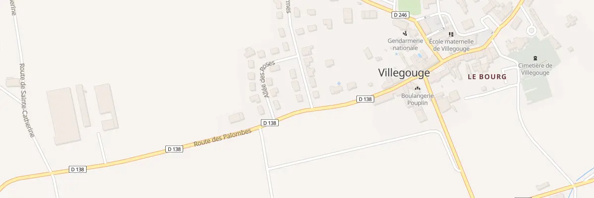 Plan du 18 Rue des Charmes à Villegouge
