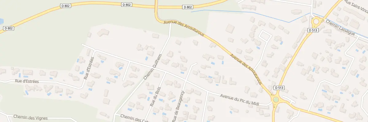 Plan du 2 Rue de Beaugency à Idron