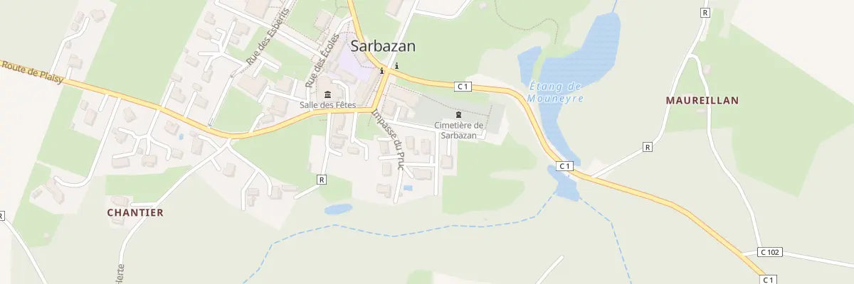 Plan du 3B Imp du Pruc à Sarbazan