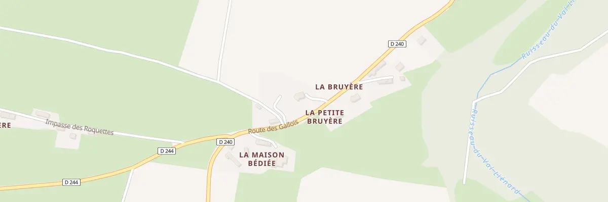 Plan du 2801 Rte des Gallois aux Loges-Saulces