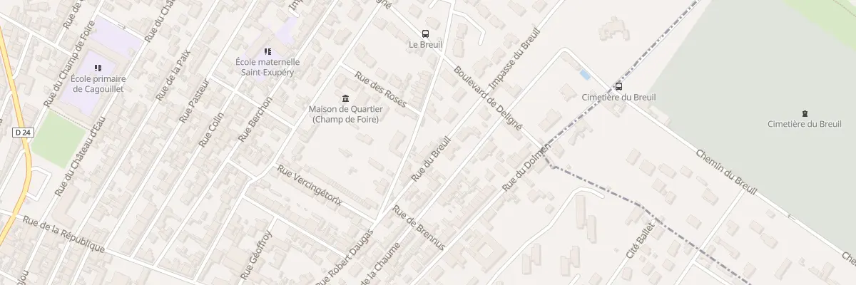 Plan du 11 Rue du Breuil à Cognac