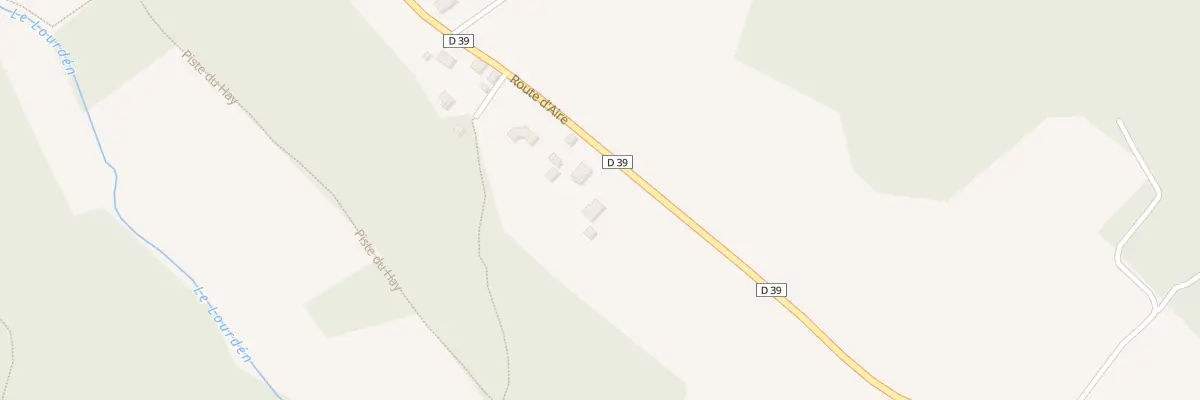 Plan du 1210 Rte d’Aire à Duhort-Bachen