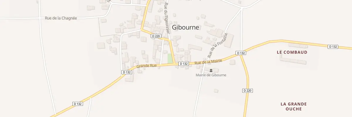 Plan du 2 Rue du Centre à Gibourne