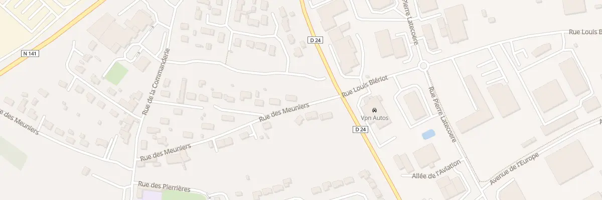 Plan du 4 Rue des Meuniers à Châteaubernard