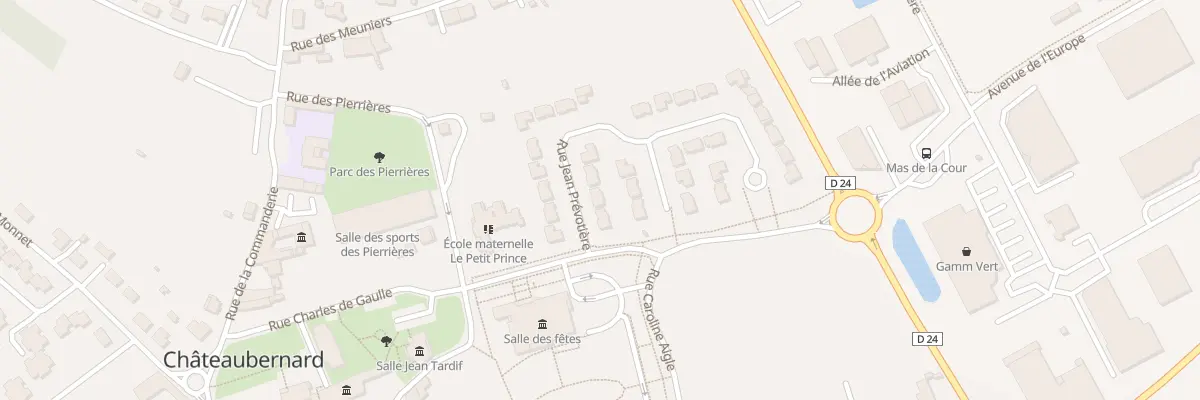 Plan du 4 Rue Jean Prévotière à Châteaubernard