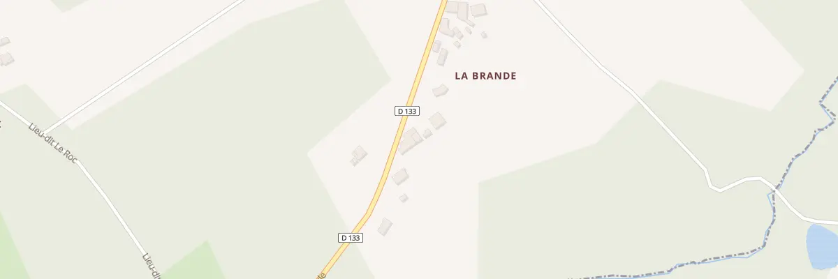 Plan du 70 La Brande à Tizac-de-Lapouyade