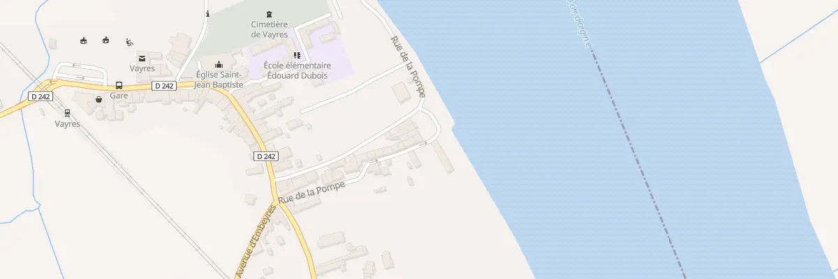 Plan du 27 Rue de la Pompe à Vayres