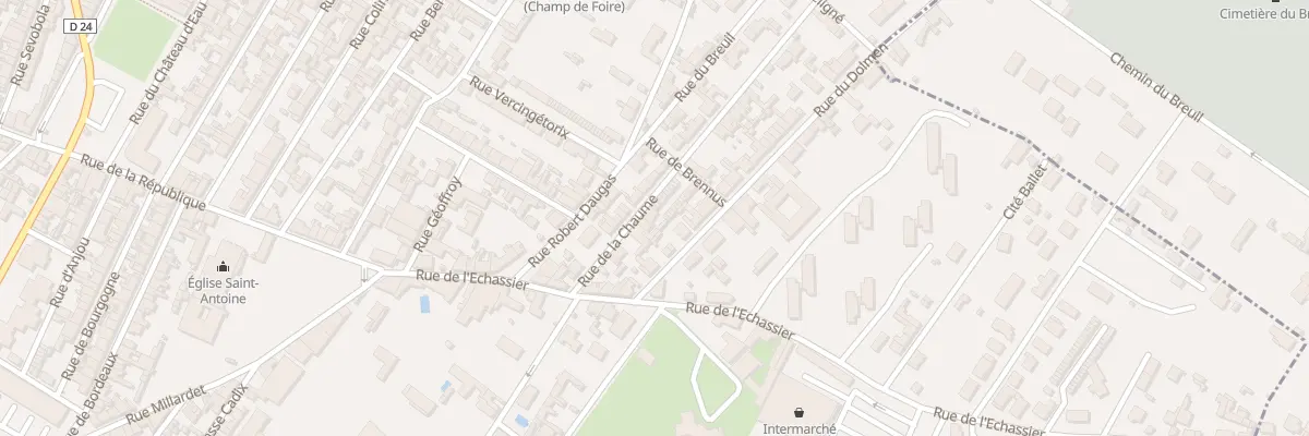 Plan du 18 Rue de la Chaume à Cognac
