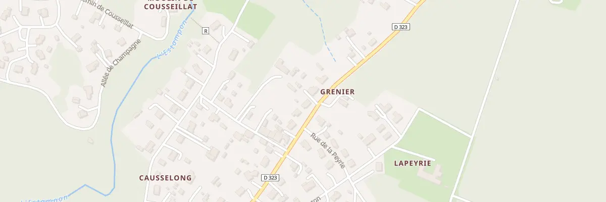 Plan du 969 Rue de la Grande-Lande à Roquefort