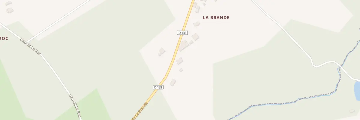 Plan du 2 La Brande à Tizac-de-Lapouyade