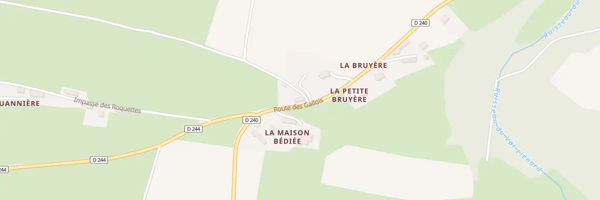 Plan du 2853 Rte des Gallois aux Loges-Saulces