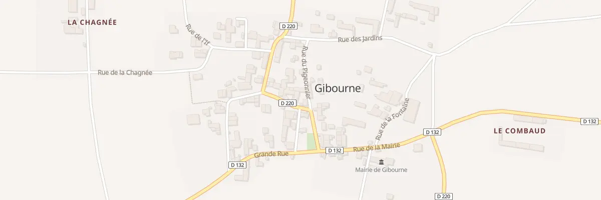 Plan du 12 Rue du Centre à Gibourne