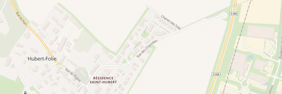 Plan du 1 Imp des Frênes à Castine-en-Plaine