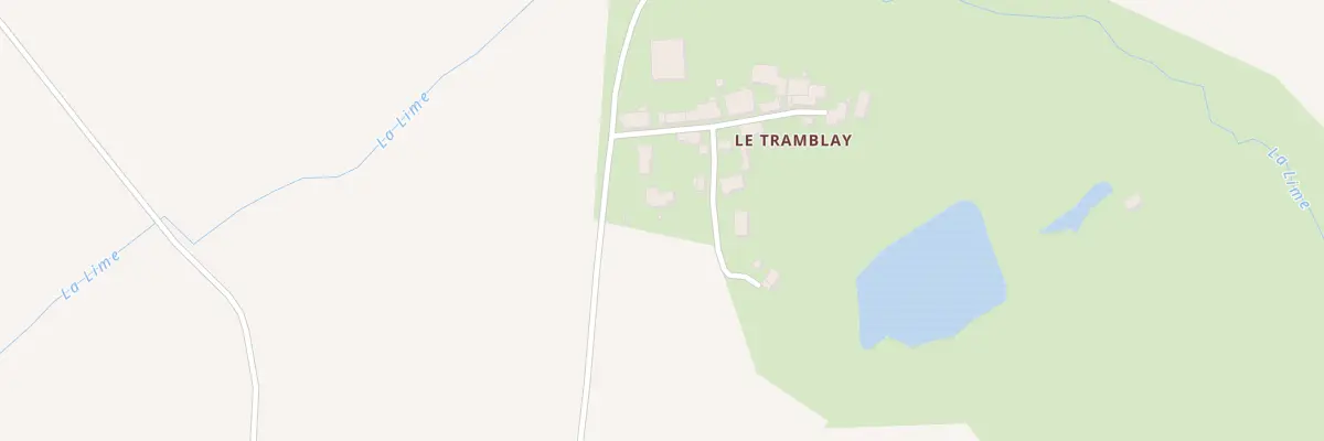 Plan du 2 Le Tremblay à Adilly