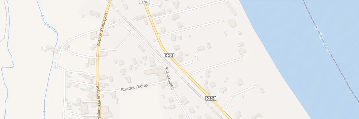 Plan du 127 Av de Libourne à Vayres