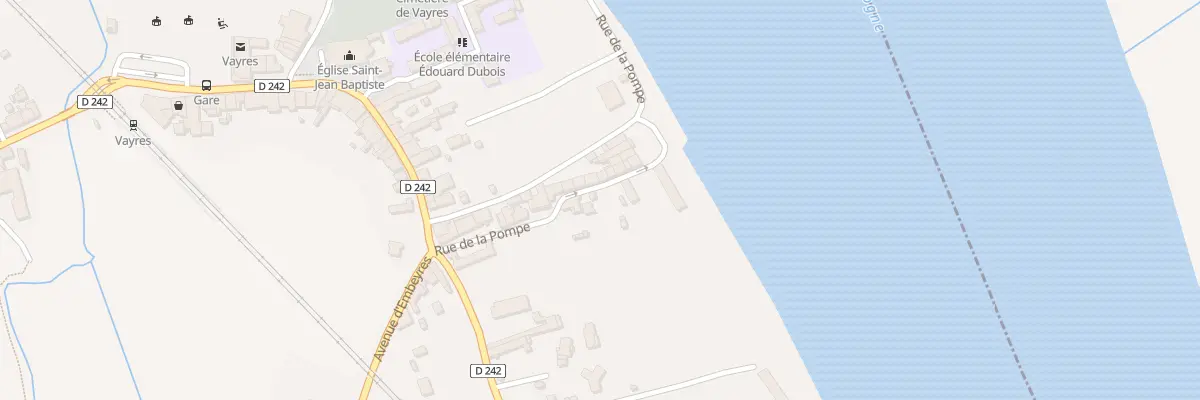 Plan du 8 Rue de la Pompe à Vayres