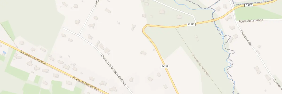 Plan du 530 Rte de Saint-Castin à Buros