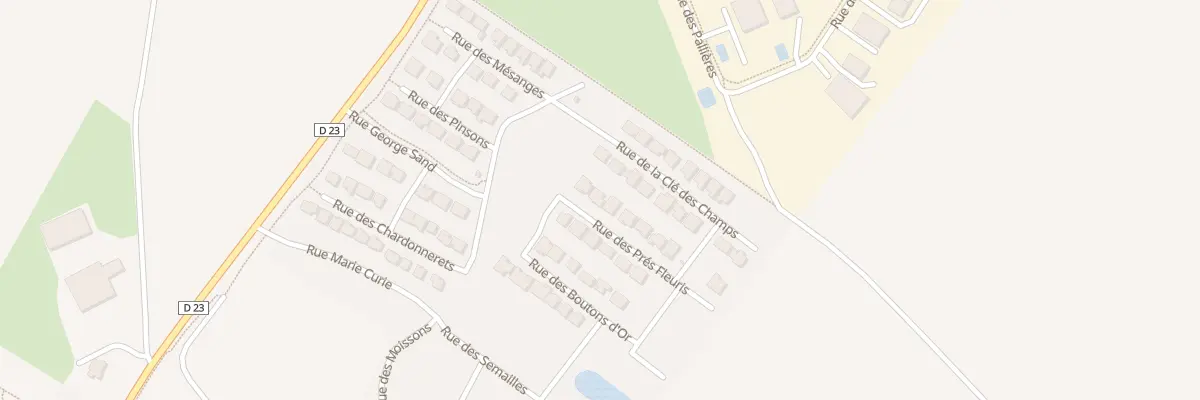 Plan du 1 Rue des Prés Fleuris à Bretteville-sur-Laize
