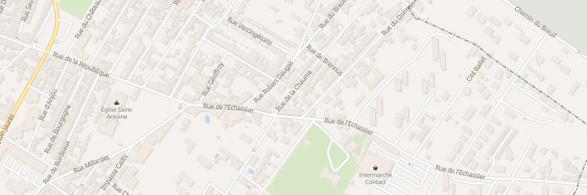 Plan du 8 Rue de la Chaume à Cognac