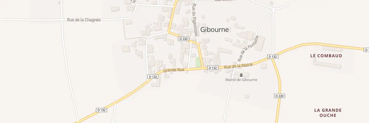 Plan du 4 Gr Grande Rue à Gibourne