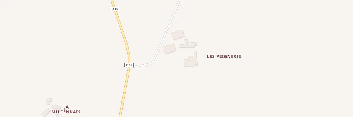 Plan du 1 La Peignerie à Javron-les-Chapelles