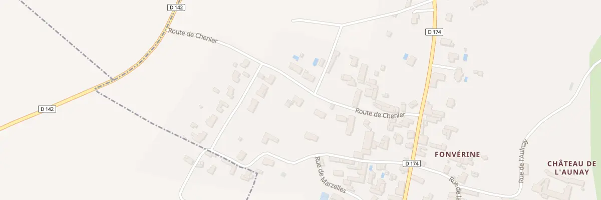 Plan du 19 Rue de Chenier Fonverines à Azay-le-Brûlé