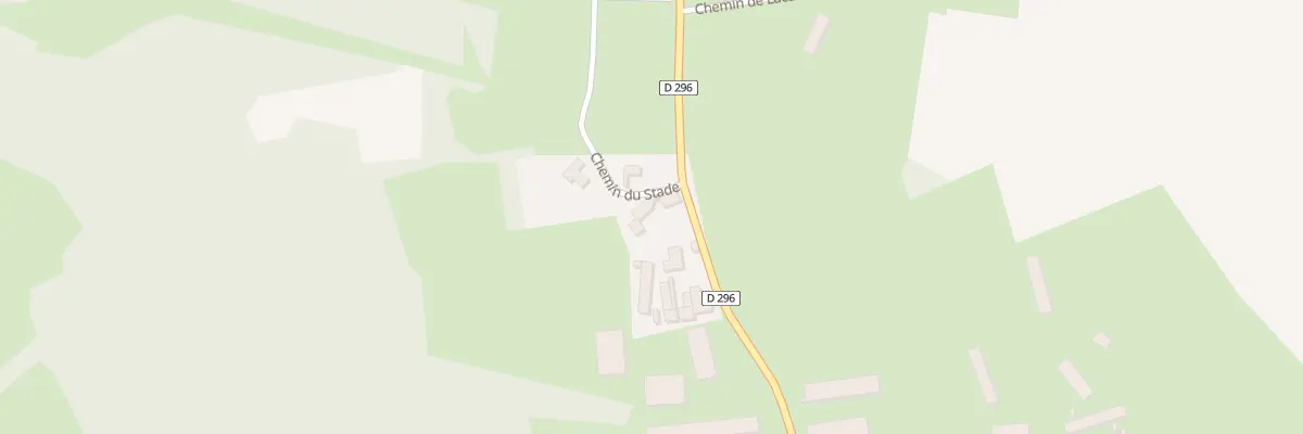Plan du 2233 D 296 à Boueilh-Boueilho-Lasque