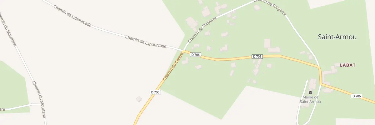 Plan du 40 Che du Centre à Saint-Armou