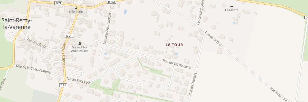 Plan du 21 Rue du Val de Loire à Brissac Loire Aubance