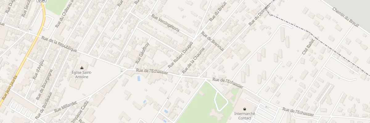 Plan du 9 Rue de la Chaume à Cognac