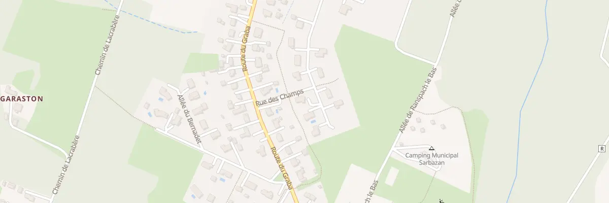 Plan du 5 Rue des Champs à Sarbazan