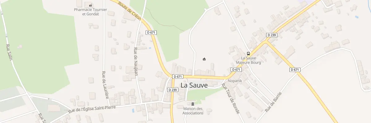 Plan du 11 Rue Saint Jean à La Sauve