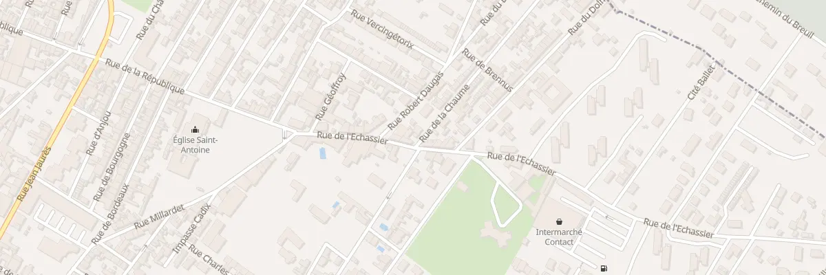 Plan du 3 Rue de la Chaume à Cognac