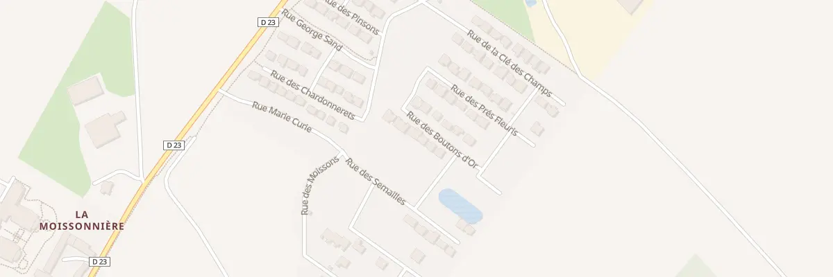 Plan du 6 Rue des Boutons d’Or à Bretteville-sur-Laize
