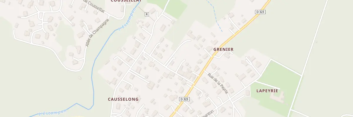 Plan du 90 Che de Causselong à Roquefort