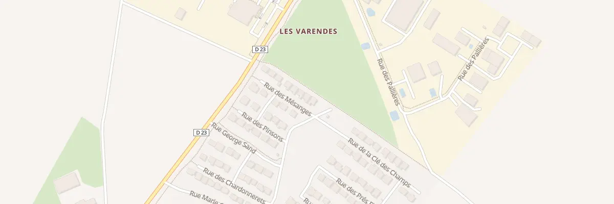 Plan du 6 Rue des Mésanges à Bretteville-sur-Laize