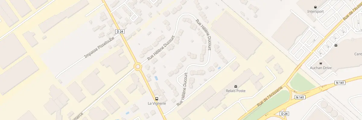 Plan du 27 Rue Hélène Ducourt à Châteaubernard