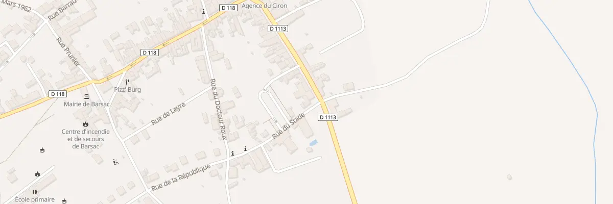 Plan du 4 Rue du Stade à Barsac