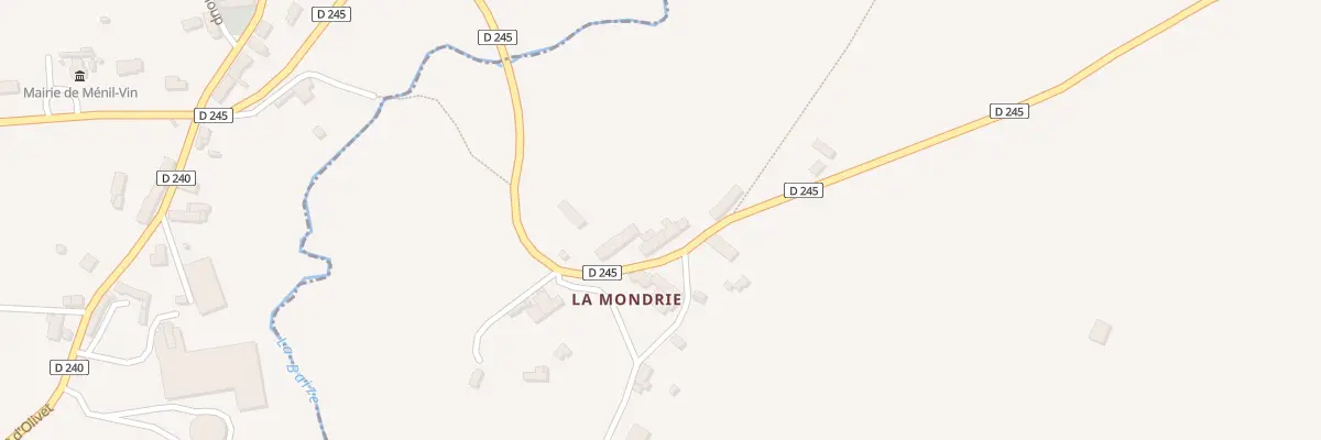 Plan du 127 La Mondrie à Bazoches-au-Houlme