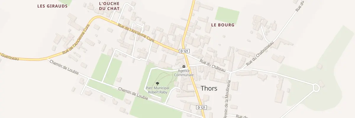 Plan du 2 Rue du Centre à Thors