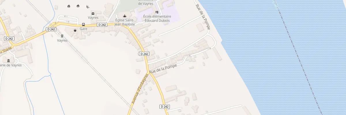 Plan du 35T Rue de la Pompe à Vayres