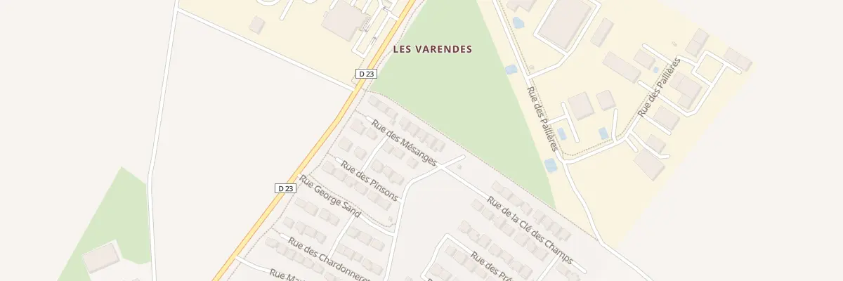 Plan du 8 Rue des Mésanges à Bretteville-sur-Laize