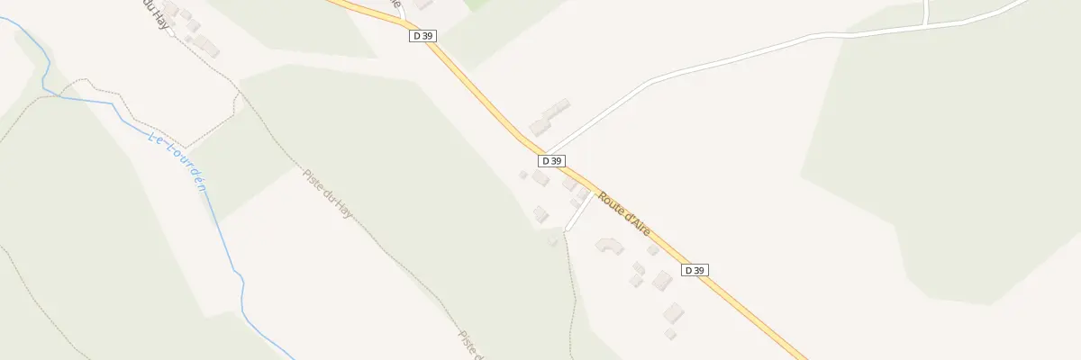 Plan du 1022 Rte d’Aire à Duhort-Bachen
